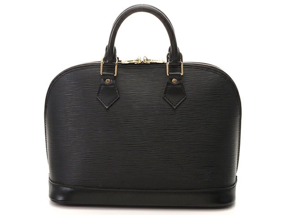 LOUIS VUITTON Alma handbag Epi leather Noir Black